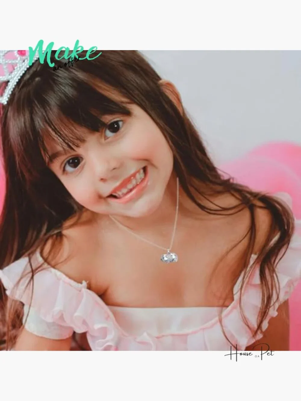 Cute Guinea Pig Pendant Necklace for Girls - Dainty Zinc Jewelry